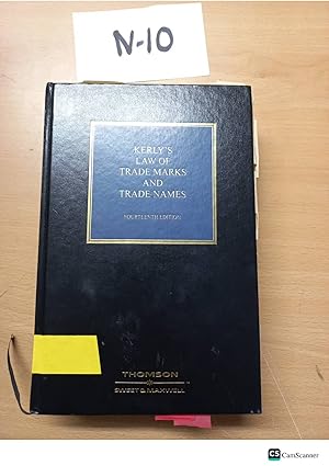 Kerly's Law of Trade Marks and Trade Names 14th edition