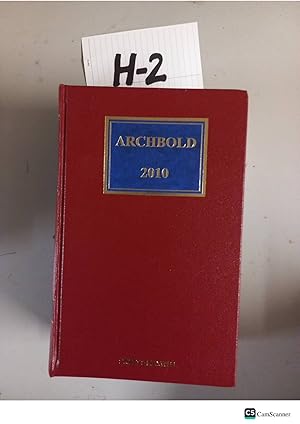 Archbold Criminal Pleading, Evidence And Practice 2010