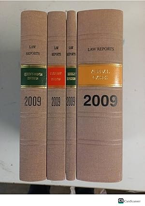 The Law Reports Bound Volumes, 2009 (In 4 Volumes)