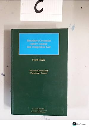Restrictive Covenants Under Common and Competition Law 4th Edition By Alexandra...