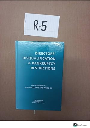 Director's Disqualification & Bankruptcy Restrictions By Walters And...