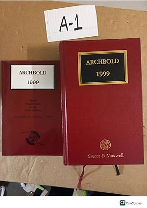Archbold Criminal Pleading Evidence And Practice 1999 With 3rd Supplement