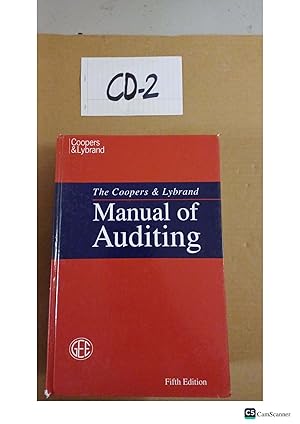 Manual Of Auditing 5th Ed By Cooper And Lybrand