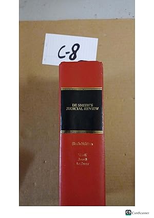 De Smith's Judicial Review 6th Ed By Woolf And Jowell