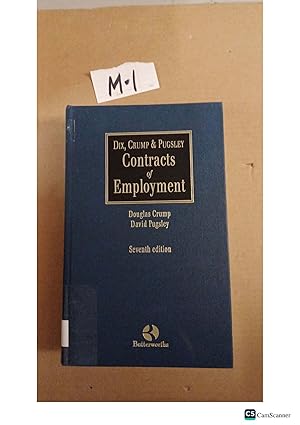 Contracts Of Employment 7th Ed By Dix,Crump And Pugsley