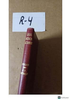 Legal Medical Dictionary By Pollock And Clutterbruck 1935