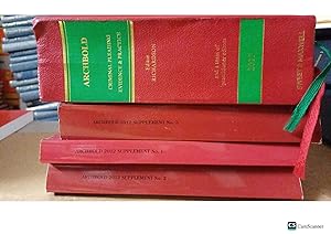 Archbold: Criminal Pleading, Evidence and Practice 2012 with 1st, 2nd and 3rd...