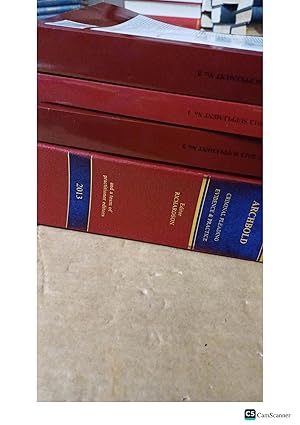 Archbold: Criminal Pleading, Evidence and Practice 2013 with 1st, 2nd and 3rd...