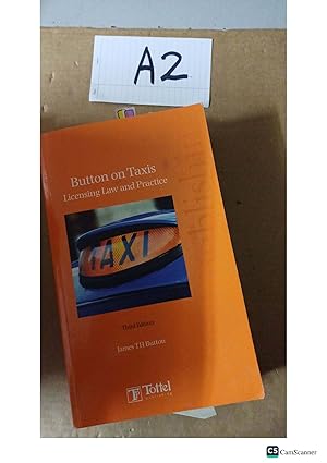 Button on Taxis Licensing Law and Practice 3rd Ed By Button
