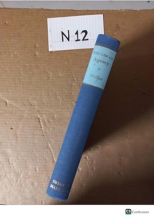 The Law Of Agency By Stoljar