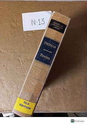 Powers 1st Ed By G Thomas