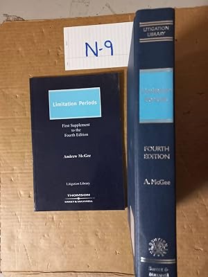 Limitation Periods 4th Ed with Supplement By Andrew McGee