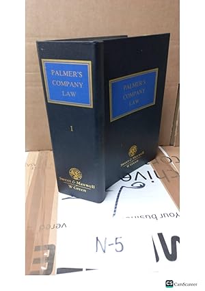 Palmer's Company Law 25th Ed Looseleaf By Geoffrey Morse New - Hardcover