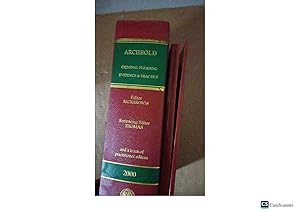 Archbold Criminal Pleading Evidence And Practice 2000 By Richardson And Thomas...