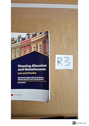 Housing Allocation And Homelessness Law And Practice 5th Ed By Jan Luba And...