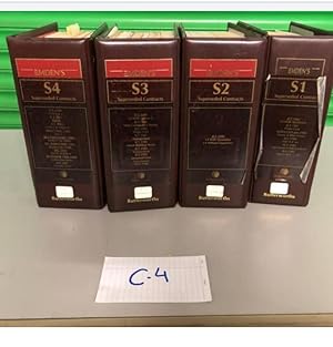 EMDEN'S S1, S2, S3, and S4 Superseded Contracts Looseleaf full set