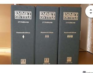 Emmet on Title by Farrand Nineteenth Edition looseleaf full set of 3 volumes