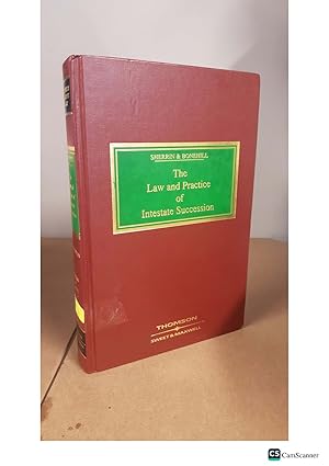 SHERRIN & BONEHILL The Law and Practice of Intestate Succession