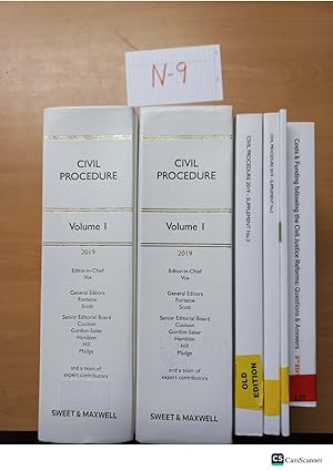Civil Procedure 2019 The White Book Service Volume 1, 2 and Supplement Full...