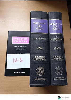 Williams on Wills 6th edition by Sherrin and Barlow vol 1, 2 with supplement