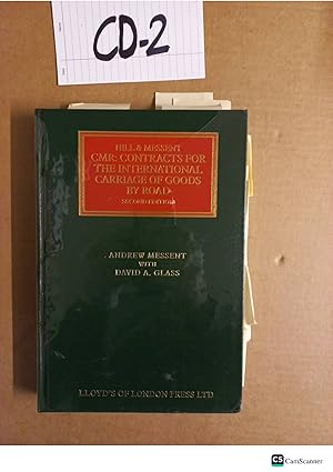 CMR: Contracts for the International carriage of Goods by Roads 2nd Ed by Glass...