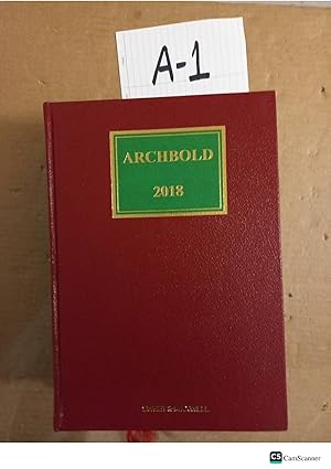 Archbold criminal pleading evidence and Practice 2018 Used - Hardcover