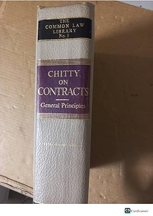 Chitty On Contracts 24th Ed General Principles