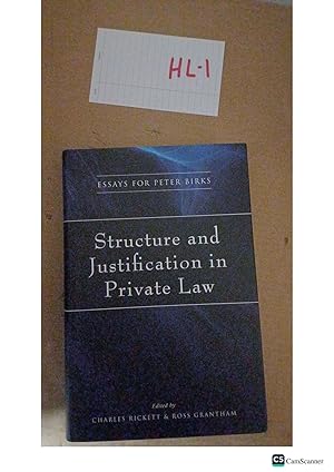 Structure And Justification In Private Law By Rickett And Grantham