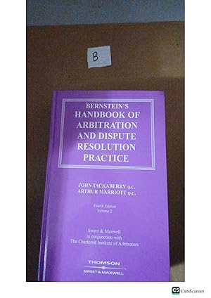 Bernstein's Handbook Of Arbitration And Dispute Resolution Practice 4th...