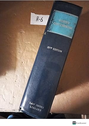 Gibson's Conveyancing 20th Ed Law Notes Library