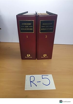 Cordery On Solicitors Looseleafs Complete Set of 2 Vols