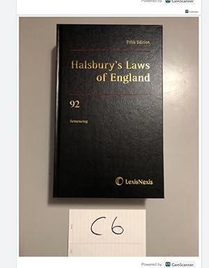 Fifth Edition Halsbury's Laws of England 92 Sentencing