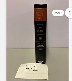 Halsbury's Laws of England Fifth Edition 2008 Lord Mackay of Clashfern 79