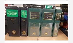 Hill&Redman's Law of Landlord and Tenant looseleaf set of Vol 1, 3,4,5...