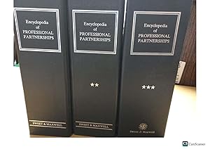 Encyclopedia of Professional Partnerships looseleaf full set of 3 volumes