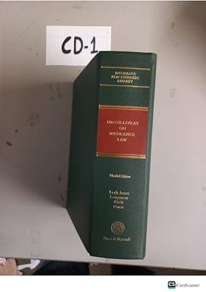 MacGillivray On Insurance Law 9th Ed By Legh-Jones