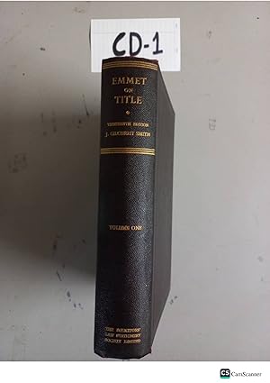 Emmet On Title 13th Ed Vol 1 By Smith