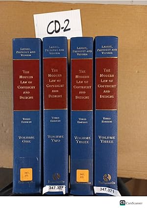The Modern Law of Copyright and Designs 3rd Ed by Laddie Prescott and Victoria