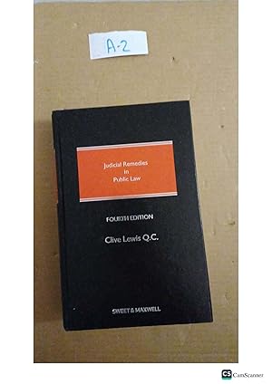 Judicial Remedies In Public Law 4th Ed By Clive Lewis