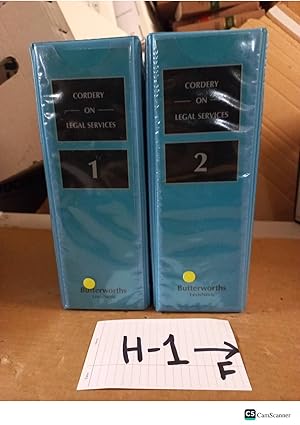Cordery on Legal Services looseleaf full set of 2 volumes Updated Till 2017