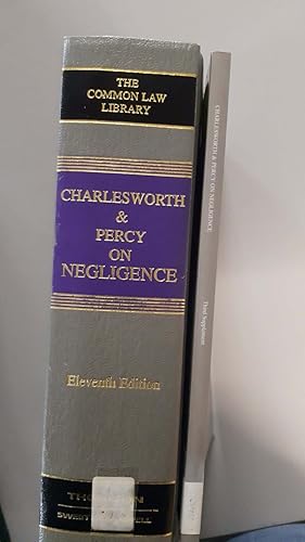 Charlesworth And Percy On Negligence 11th Ed with Supplement