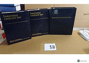 Insurance Contract Law Commercial Law Cases Looseleaf 3 Vols