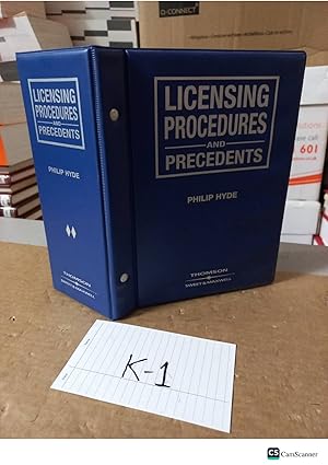 Licensing Procedures And Precedents Looseleaf Vol By Philip Hyde