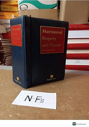 Matrimonial Property And Finance Looseleaf Vol By Peter Duckworth