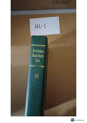 Butterworths Human Rights Cases Vol 48 2020