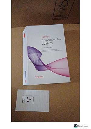 Tolley's Corporation Tax 2022-23 By Kevin Walton