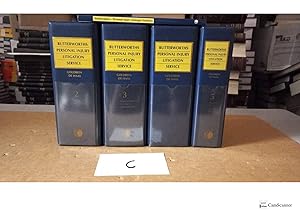 Butterworths Personal Injury Litigation Service Looseleaf 4 Vols By Goldrein And De Haas