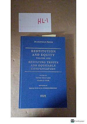 Restitution And Equity Volume One Resulting Trusts And Equitable Compensation...