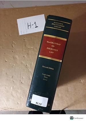 MacGillivray On Insurance Law 11th Ed By Legh-Jones And Birds