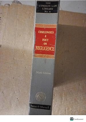 Charlesworth And Percy On Negligence 9th Ed